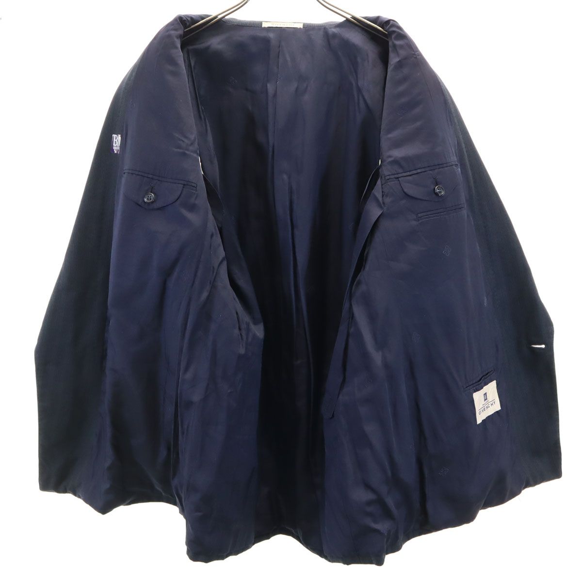 GIVENCHY ジバンシィ 90s オールド ストライプ柄 ダブル スーツ 上下