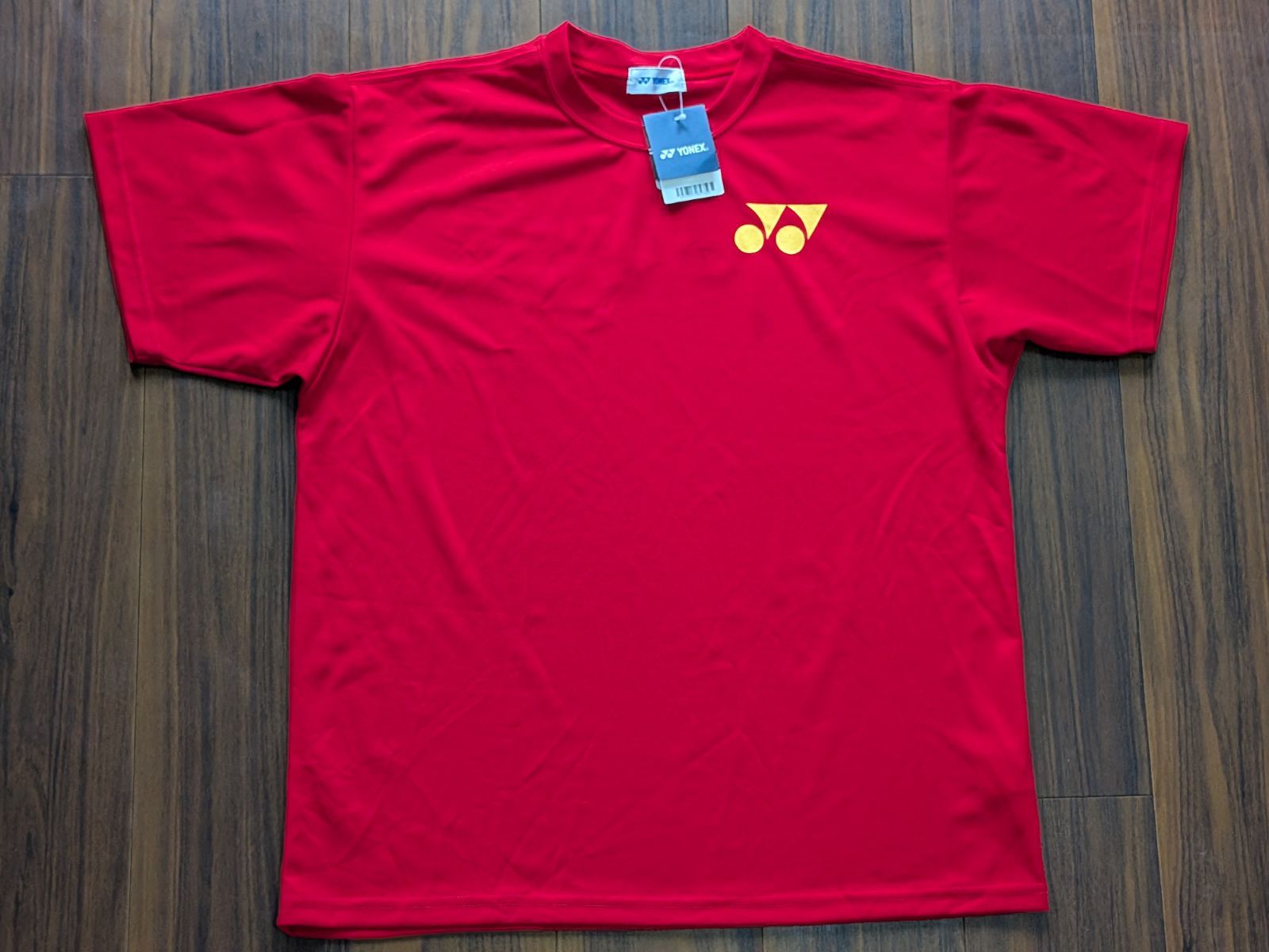 YONEX ヨネックス ゲームシャツ ドライ Tシャツ 赤 L - メルカリ