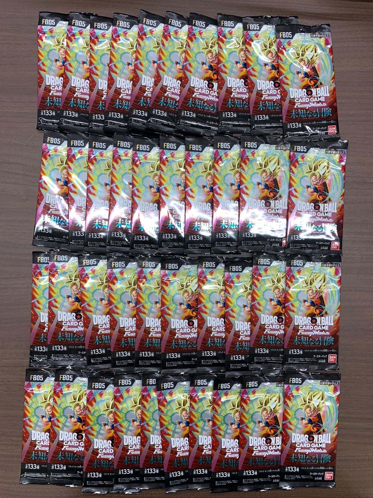 未開封 未知なる冒険 40パックセット FB05 ドラゴンボール