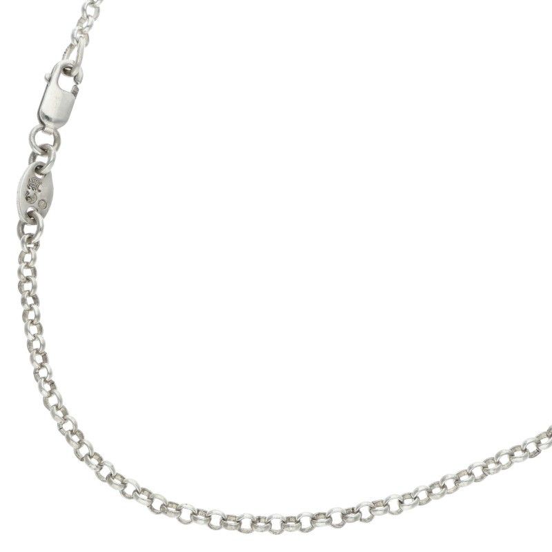 クロムハーツ NECKCHAIN R16/ロールチェーン16inch シルバーネックレス
