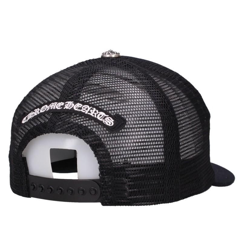 クロムハーツ TRUCKER CAP/レザーパッチトラッカー 3セメタリークロス