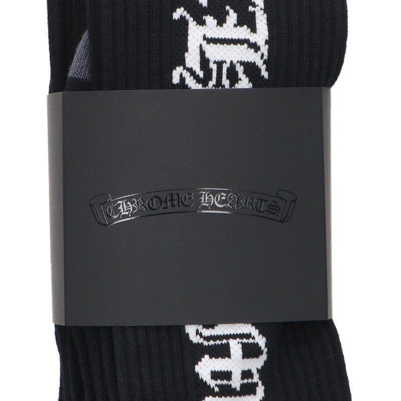 クロムハーツ OLD ENGLISH SOCKS オールドイングリッシュ3足セット