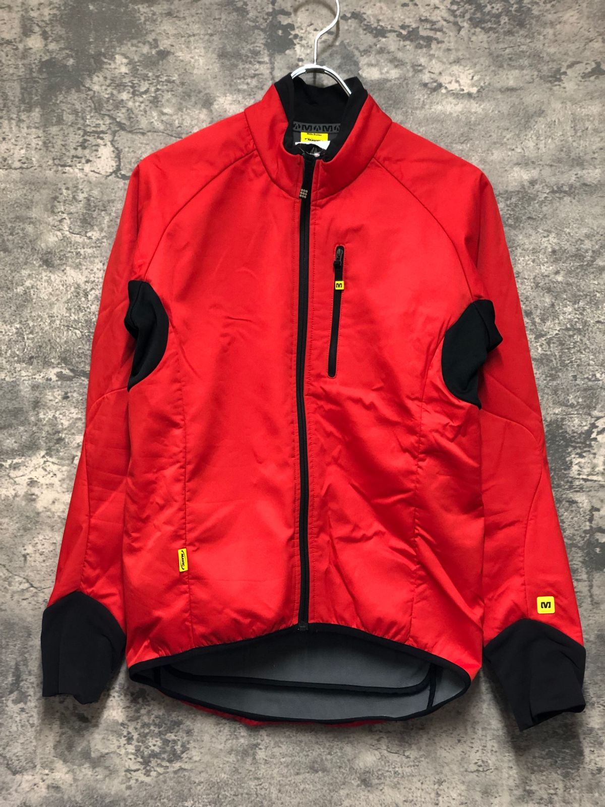 KM223 マヴィック MAVIC 長袖 サイクルジャケット 赤 M 裏起毛 - メルカリ