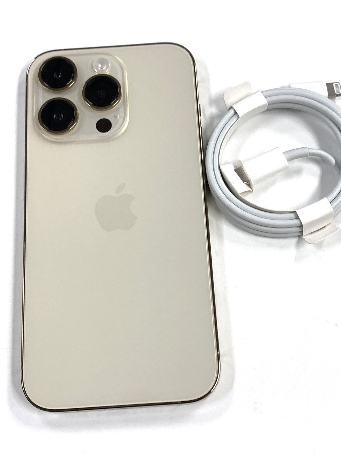 極美品 電池100% iPhone 14 Pro 512GB ゴールド SIMフリー<apple純正