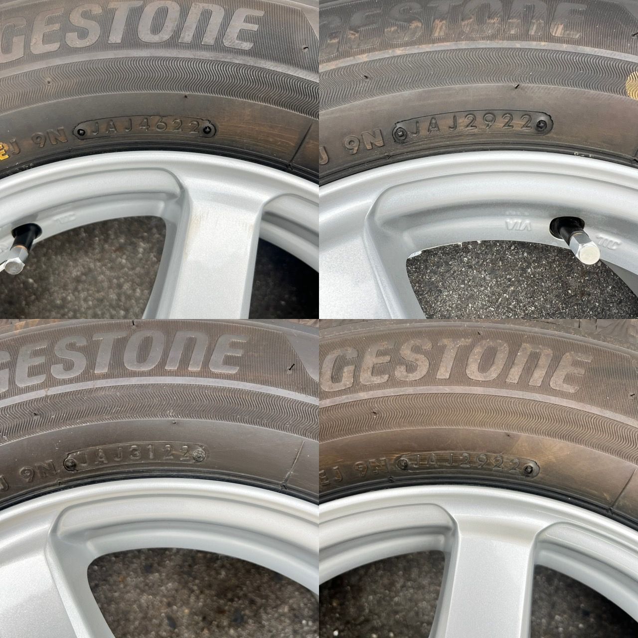 プリウス ZVW30装着 ブリザック VRX3 195/65R15 2022年 15×6J +45