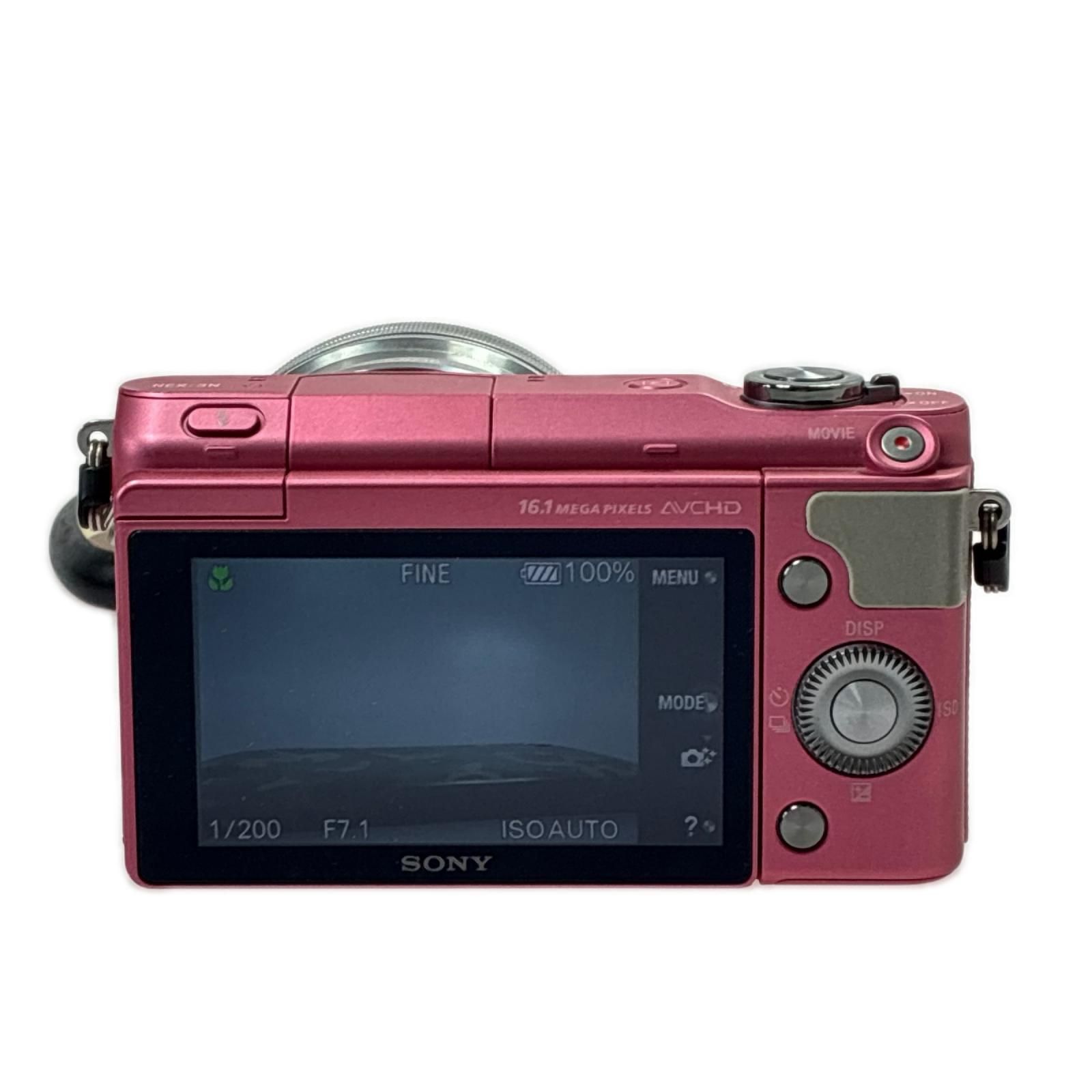 SONY ソニー ミラーレス一眼 α NEX-3NL ピンク パワーズームレンズ