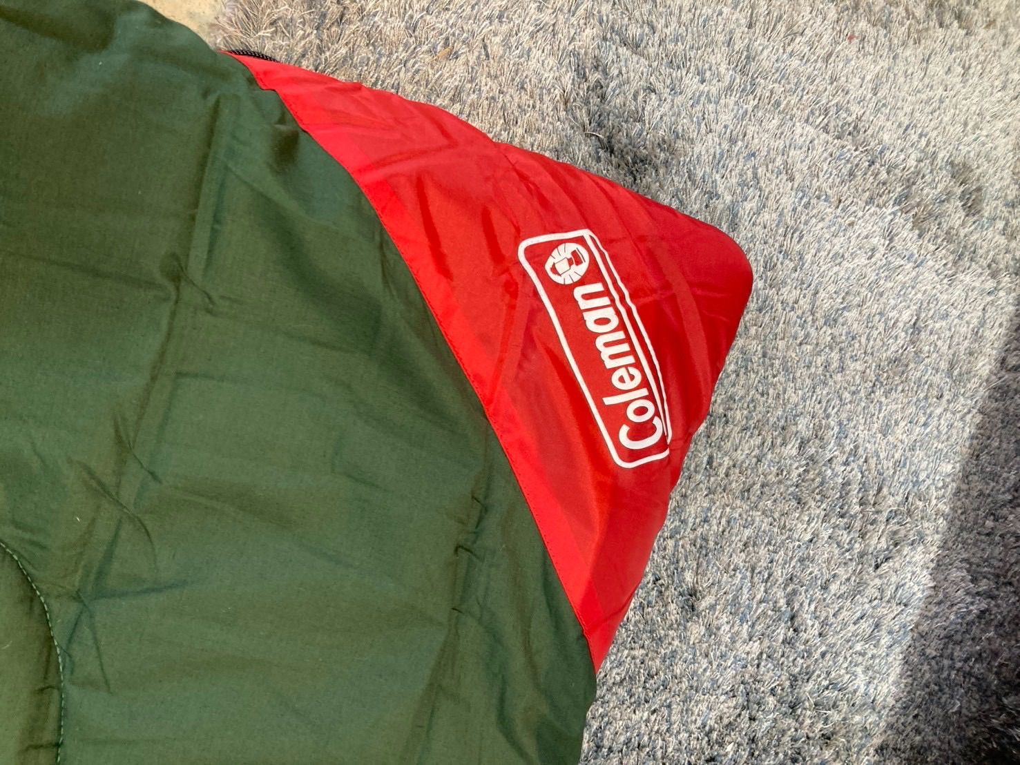 4個セット Coleman コールマン 寝袋 シュラフ グリーン チェック