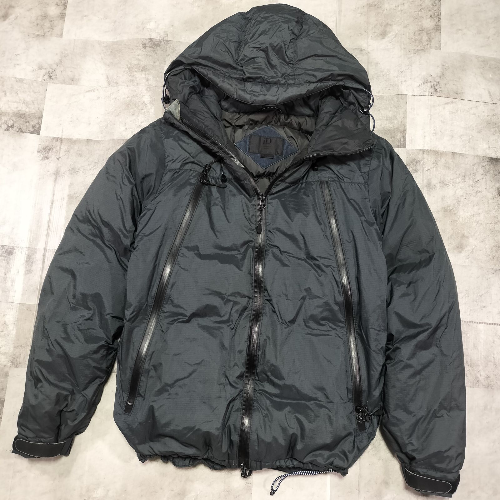 NANGA×URBAN RESEARCH iD オーロラダウンジャケット Lサイズ ネイビー