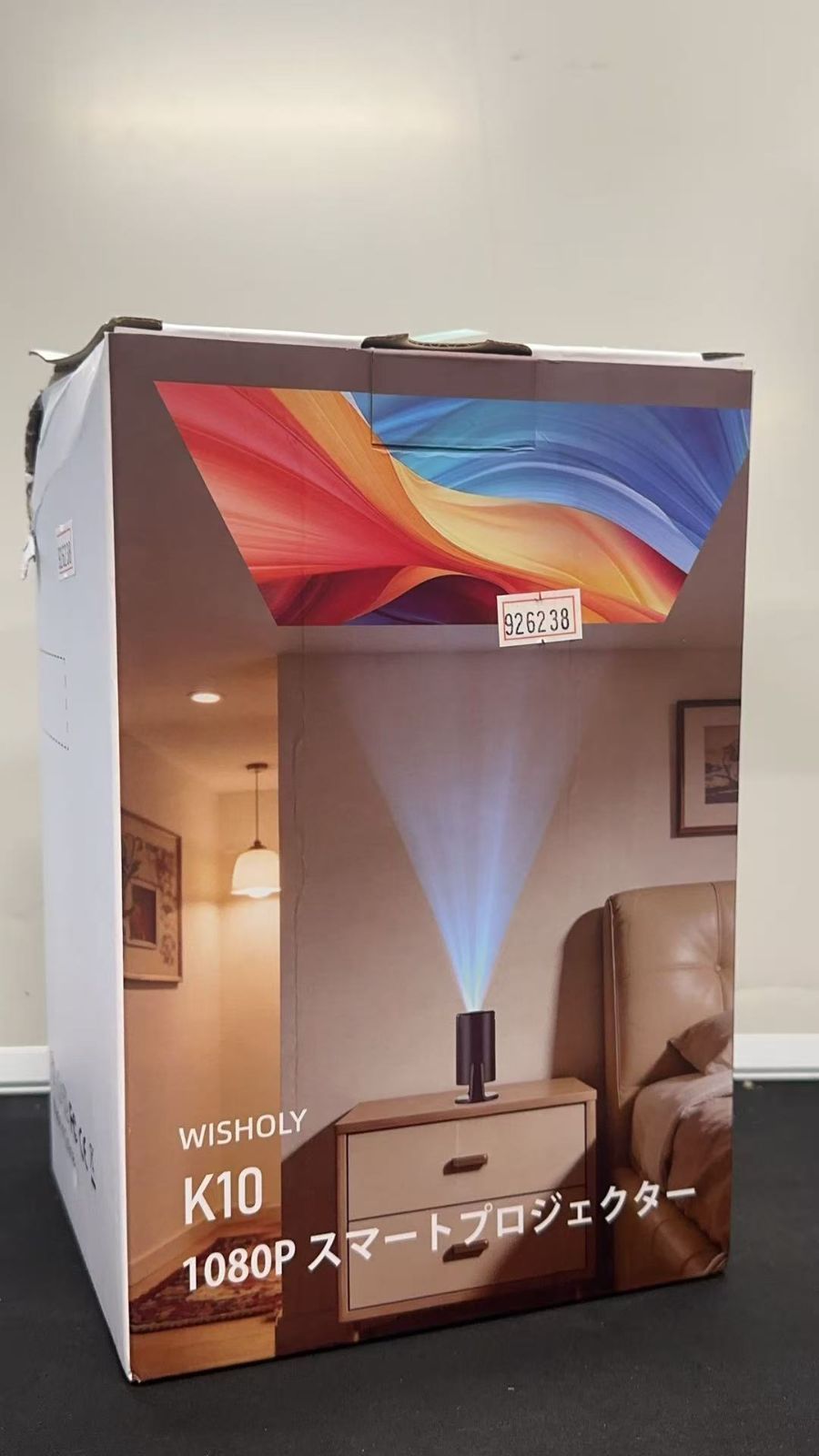 WISHOLY K10 1080P スマートプロジェクター 本体 WISHOLY K10 プロジェクター Android TV搭載 未使用に近い - メルカリ
