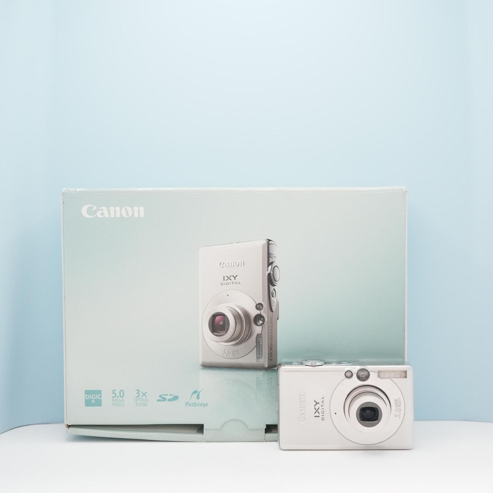 Canon IXY DIGITAL 60 デジカメ スマホ転送OK フルセット シロクマ