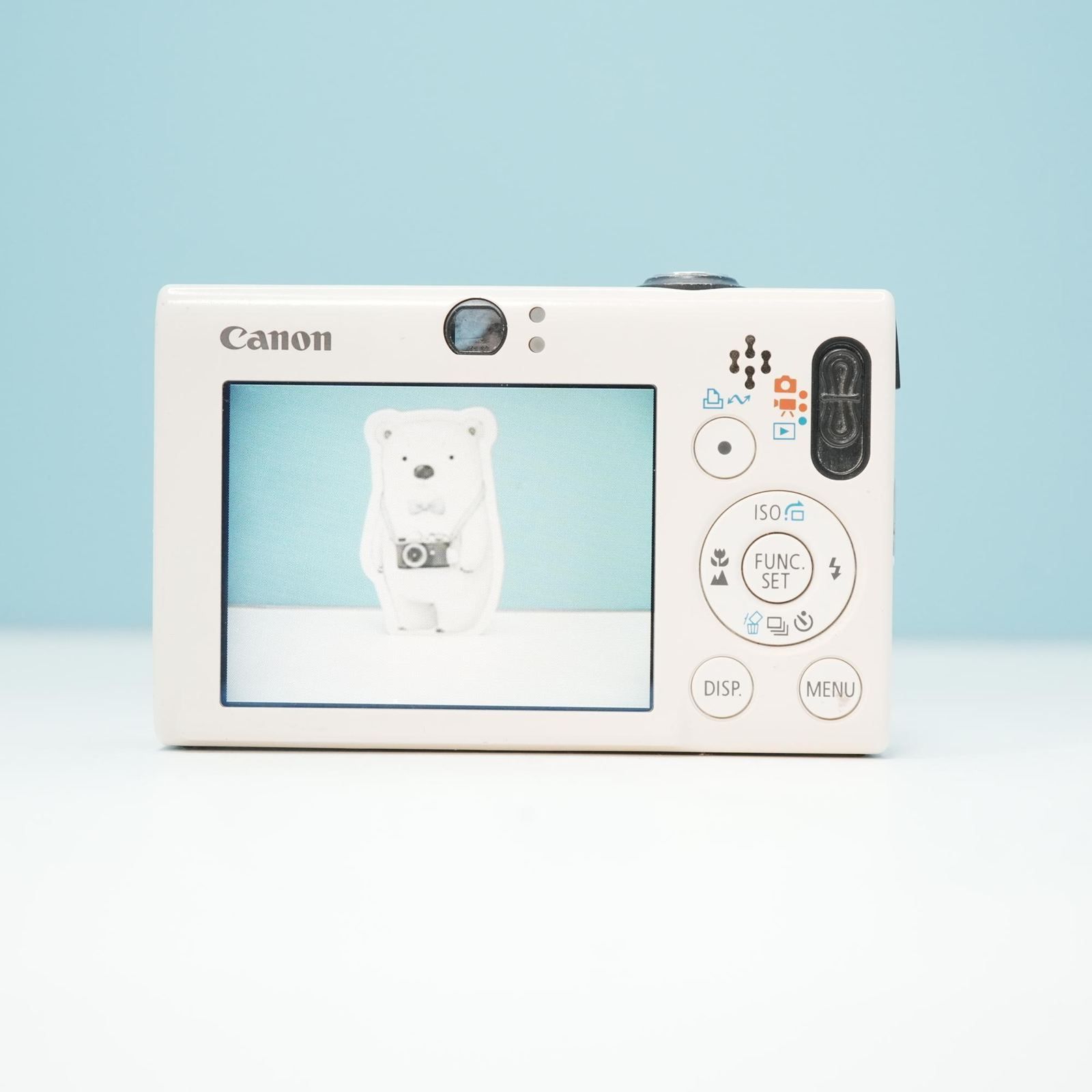 Canon IXY DIGITAL 20 IS デジカメ スマホ転送OK フルセット シロクマ