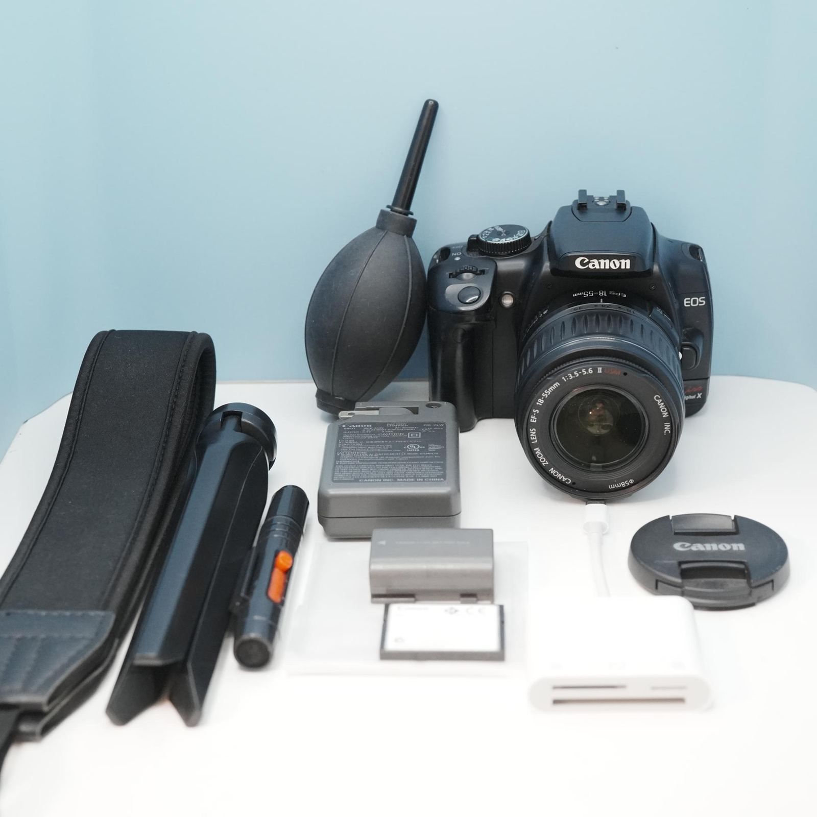 Canon EOS kiss Digital X 一眼レフ スマホ転送OK フルセット シロクマ