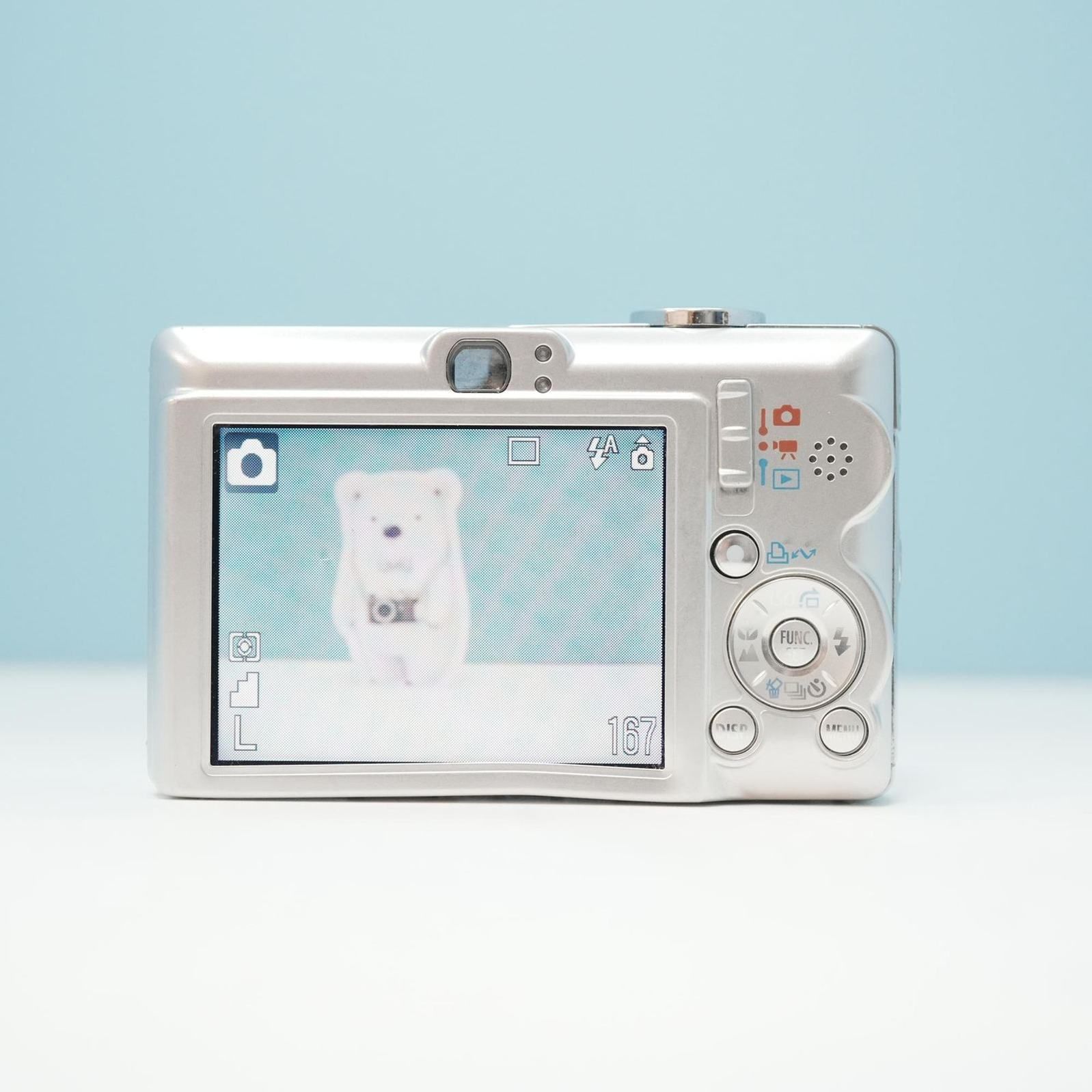【スマホ転送OK】キャノン Canon IXY DIGITAL 60 Canon IXY DIGITAL 60 デジカメ スマホ転送OK フルセット シロクマ