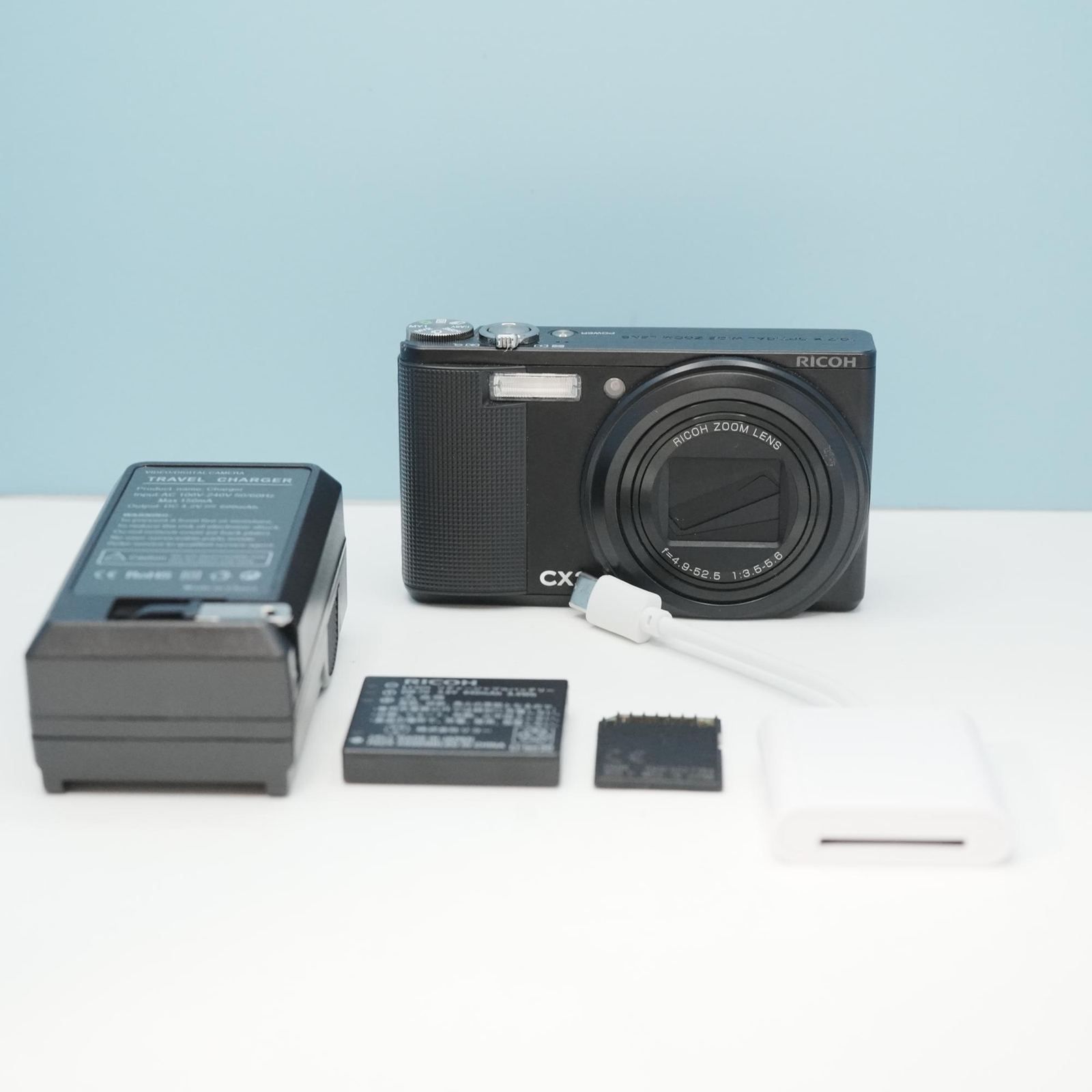 RICOH CX2 デジカメ スマホ転送OK フルセット 美品 シロクマカメラ