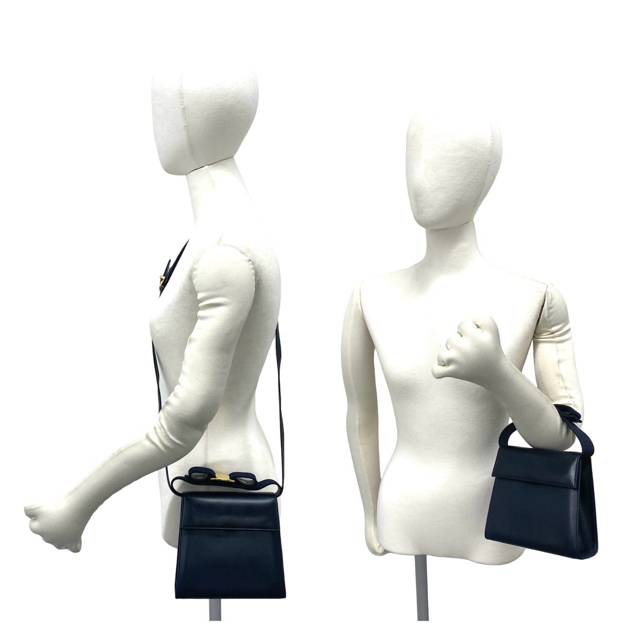 極 美品 袋付き Salvatore Ferragamo サルヴァトーレフェラガモ ヴァラ
