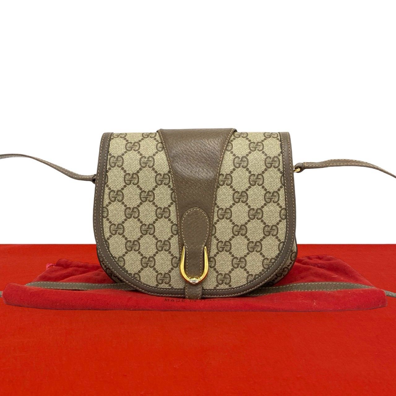 【希少】GUCCI オールドグッチ GG柄 ショルダーバッグ ヴィンテージ 極 美品 袋付き GUCCI グッチ オールドグッチ ヴィンテージ GG 柄 ロゴ