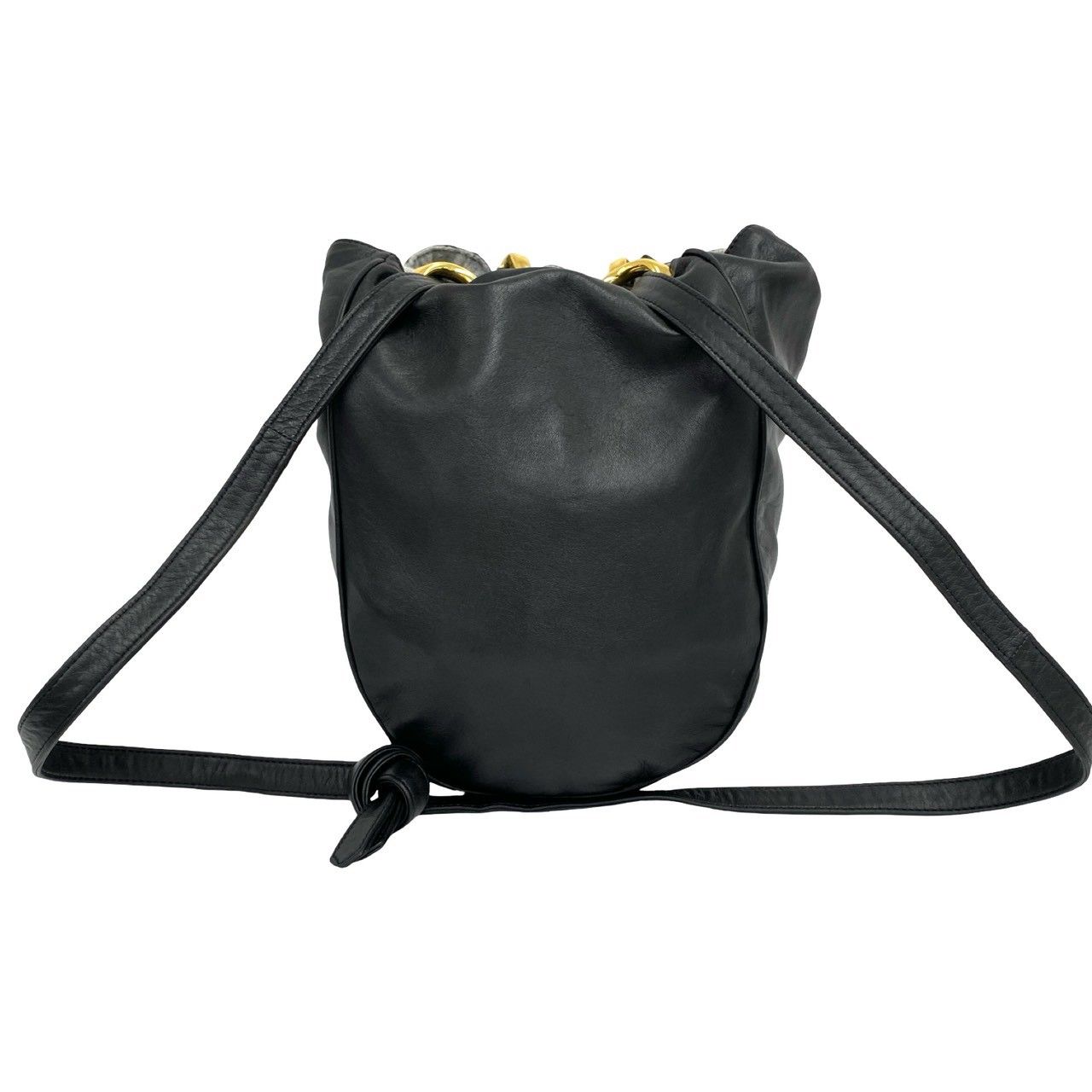 極 美品 袋付き LOEWE ロエベ ヴィンテージ アナグラム ロゴ ナッパ