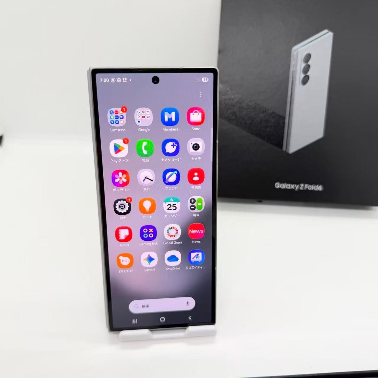 Aランク] SIMフリー Galaxy Z Fold6 256GB [シルバー シャドウ] AU版