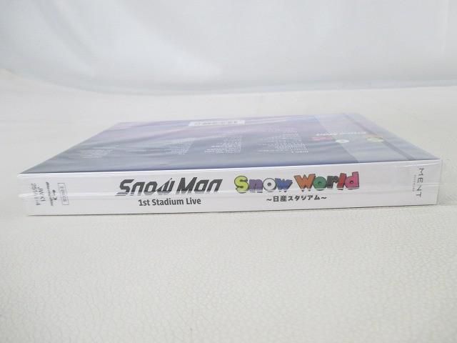 未開封 Snow Man Blu-ray 1st Stadium Live Snow World 〜日産