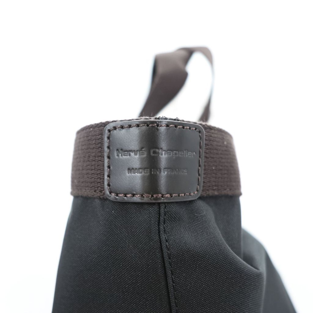 Herve Chapelier 707C 舟形トートバッグ ハンドバッグ ブラック