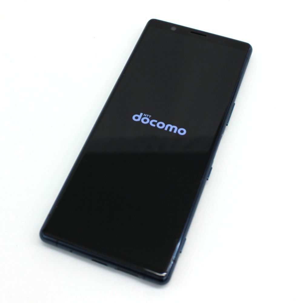初期化済】docomo Xperia 5 SO-01M ブルー 本体 スマホ 中古B - メルカリ