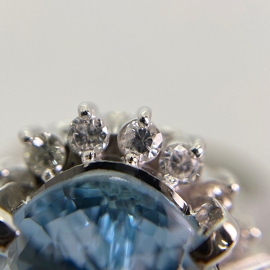 リング Pt900 アクアマリン 11号(51) sss【中古】 - メルカリ