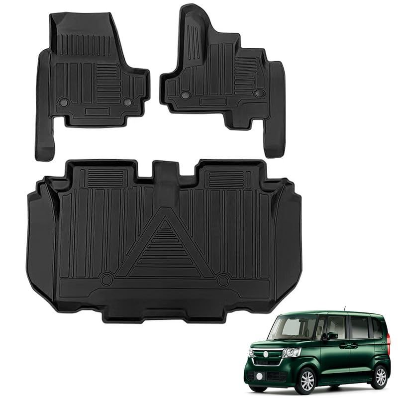 H★新型 ホンダ との互換性あり N-BOX JF3 JF4型 フロアマット 3Dカーマット 車専用 3Dフロアマット 立体カーマット TPE材質 耐汚れ 抗菌効果 防水 滑り防止 保護パーツ カー用品（3PCS） 42e5a8cb 13,810円