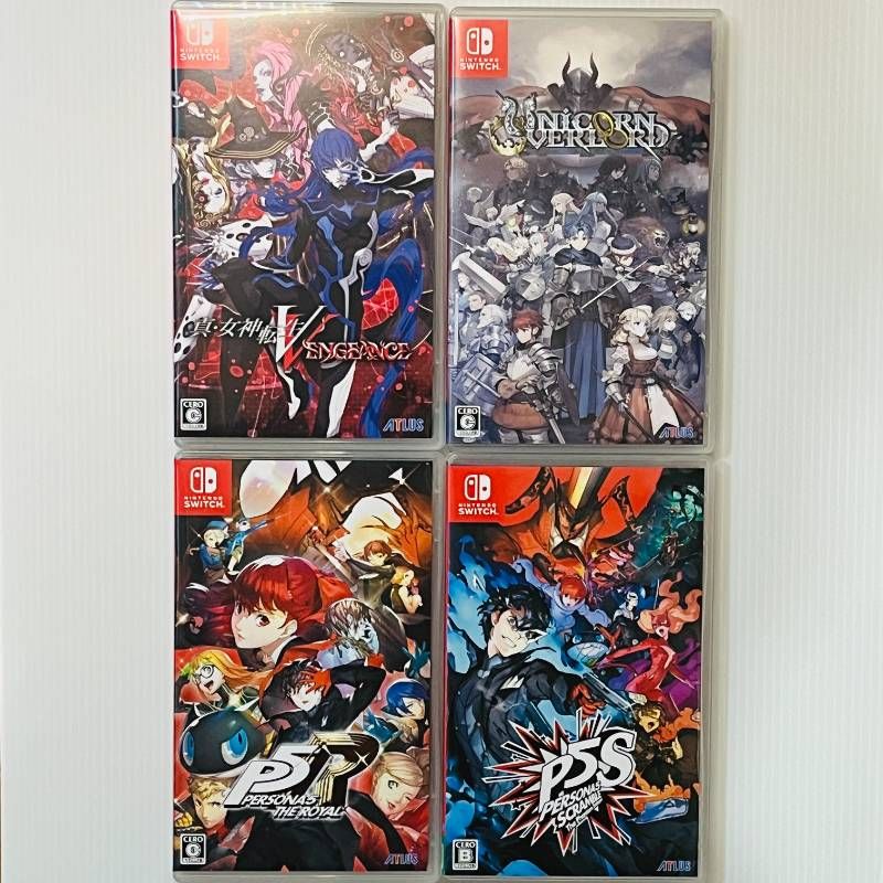 アトラス Switch 4本セット 真・女神転生V ユニコーンオーバーロード