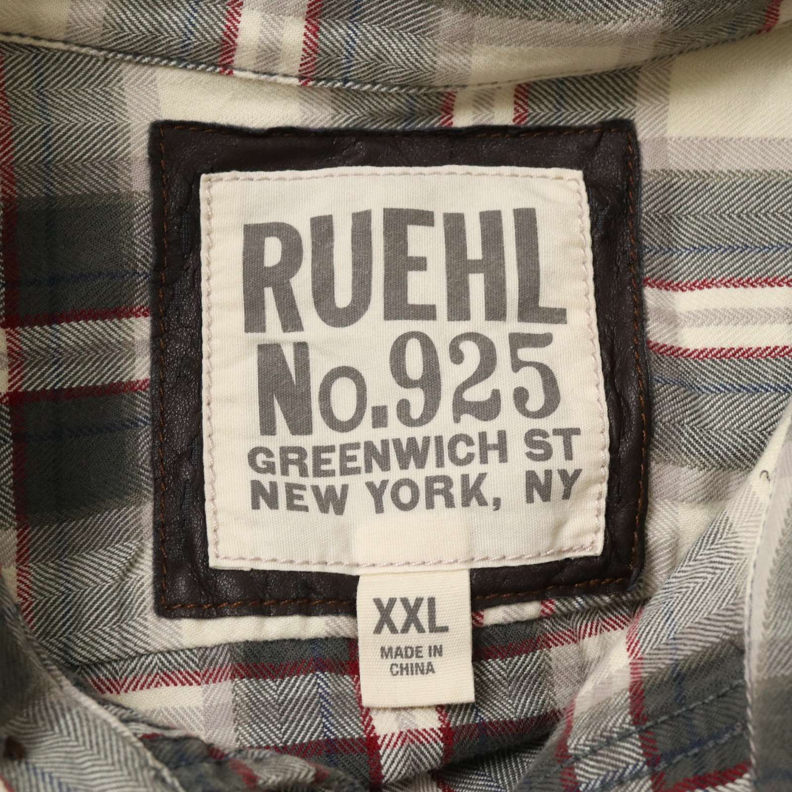 RUEHL No.925 ルールナンバー925 通年☆ 長袖 ワーク チェック シャツ