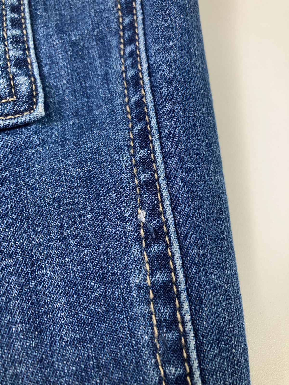 BEARDSLEY デニムジャケット F ネイビー 無地 フードなし ボタン留め