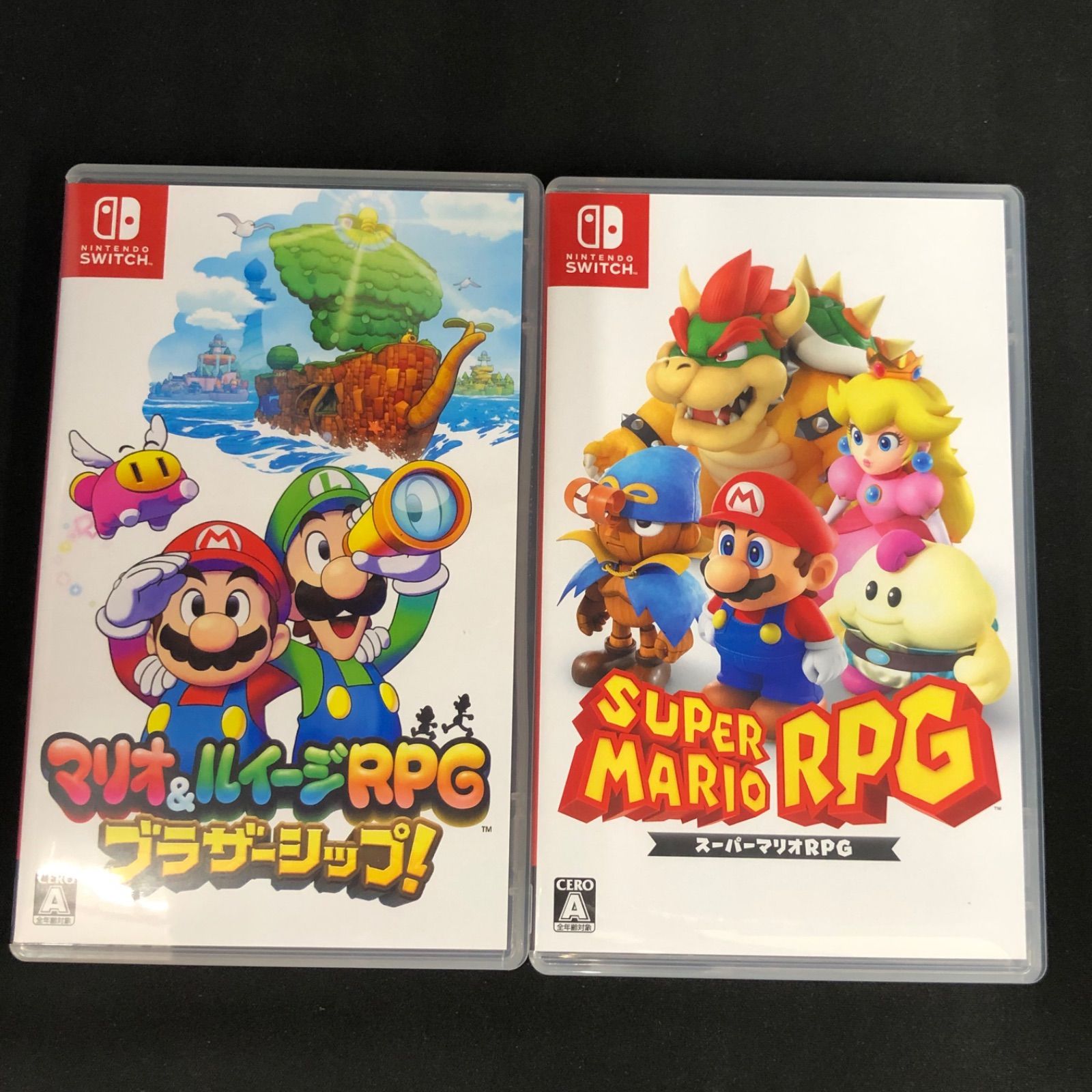 中古 Switch マリオ&ルイージRPG スーパーマリオRPG セット - メルカリ