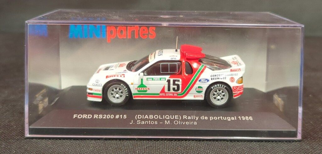 MINIpartes 1/43 FORD RS200 #15 Rally de portugal 1986 MP209 - メルカリ