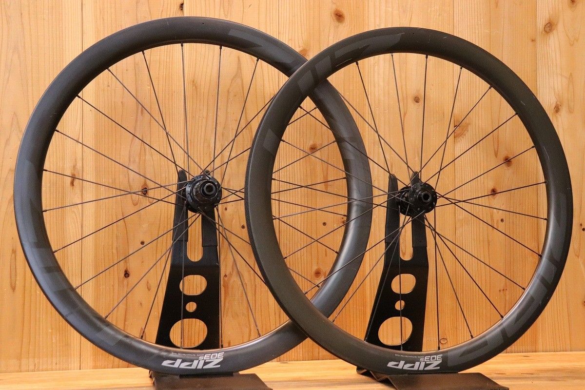 ZIPP 303 カーボンホイール シマノ10s 前後セット ジップ ZIPP 303 S カーボン チューブレスレディ ホイールセット