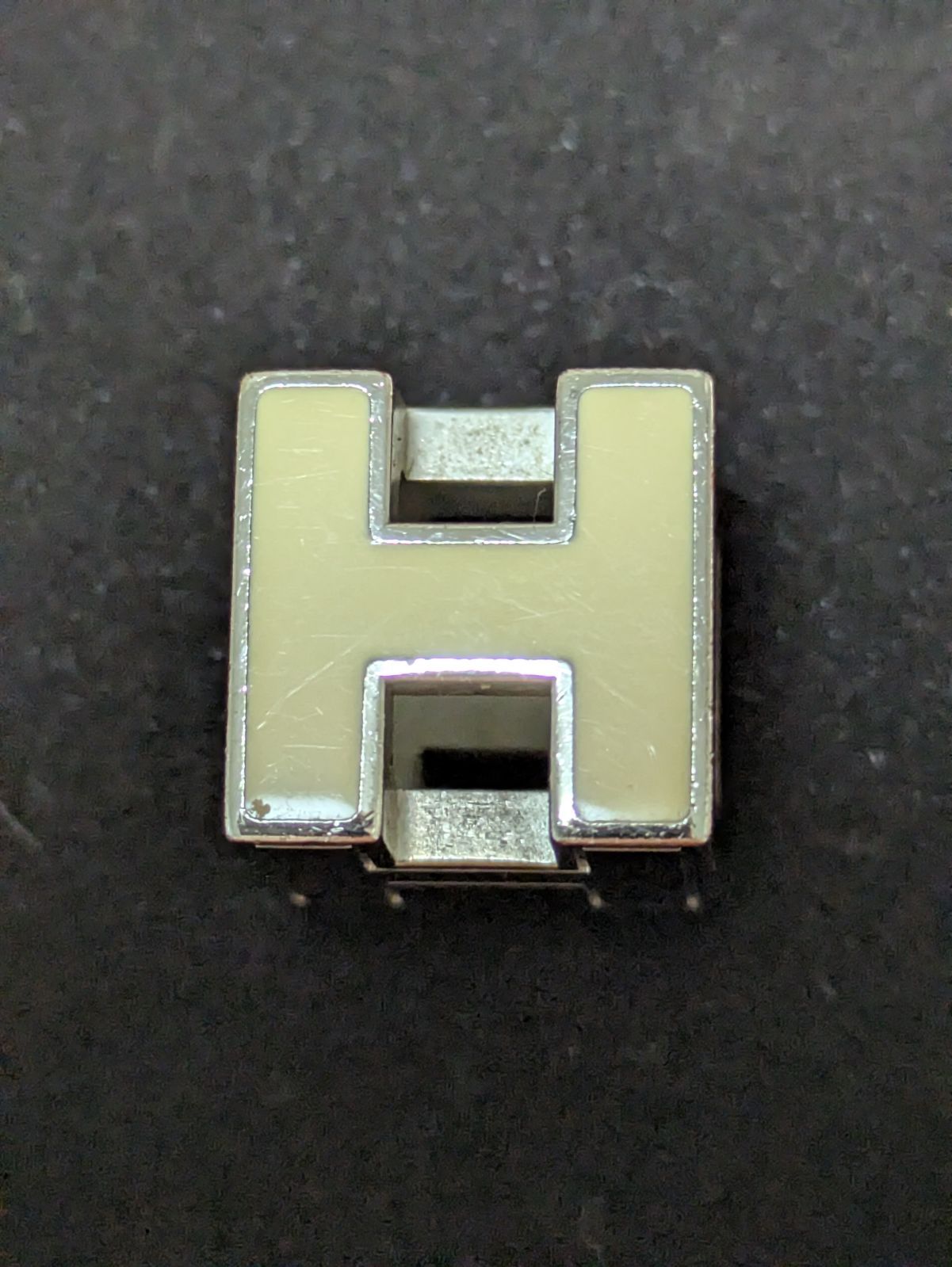 HERMES エルメス カージュドアッシュ Hキューブ チョーカー ネックレス