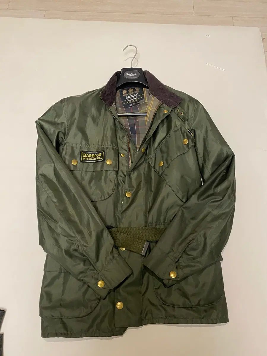 BARBOUR INTERNATIONAL ジャケット カーキ M / ナイロン