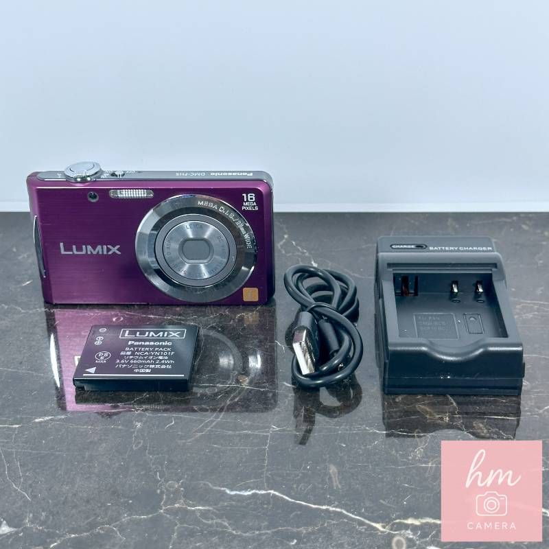 美品】Panasonic LUMIX DMC-FH5 バイオレット 1610万画素 光学4倍