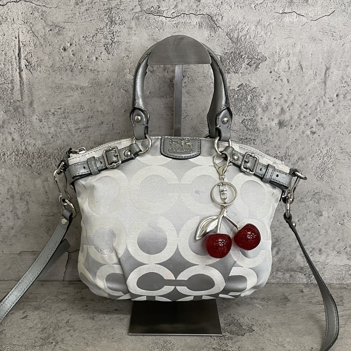 COACH Y2K Ashley Op Art Shoulder Bag コーチ 2way ショルダーバッグ
