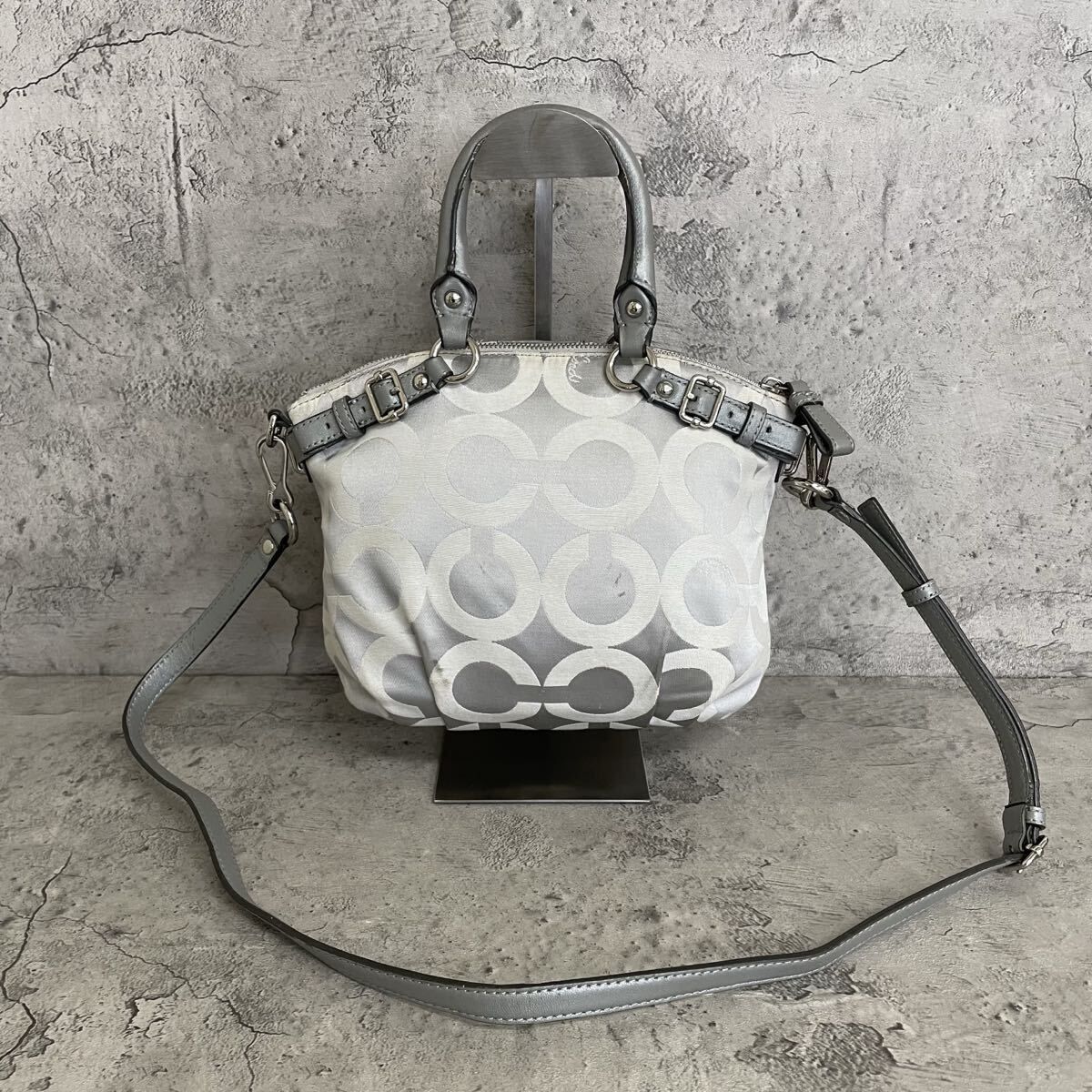 COACH Y2K Ashley Op Art Shoulder Bag コーチ 2way ショルダーバッグ