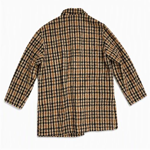 DAKS ダックス チェックコート 9AR ベージュ - メルカリ