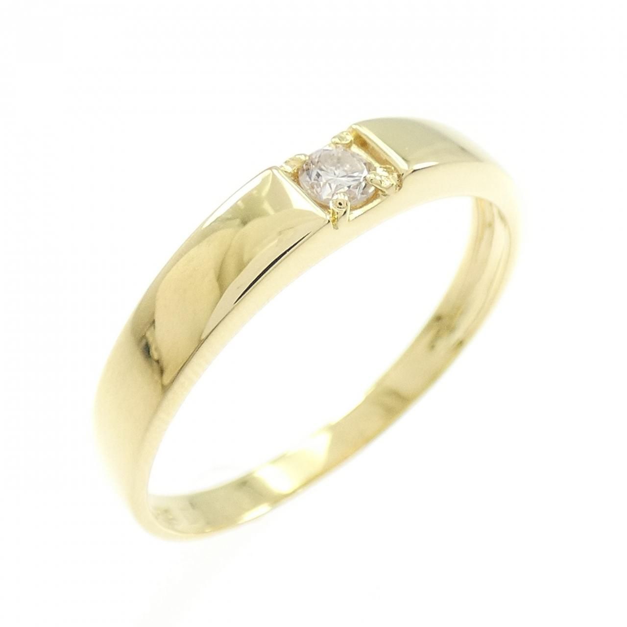 K18YG ピンクダイヤモンド リング 0.09CT