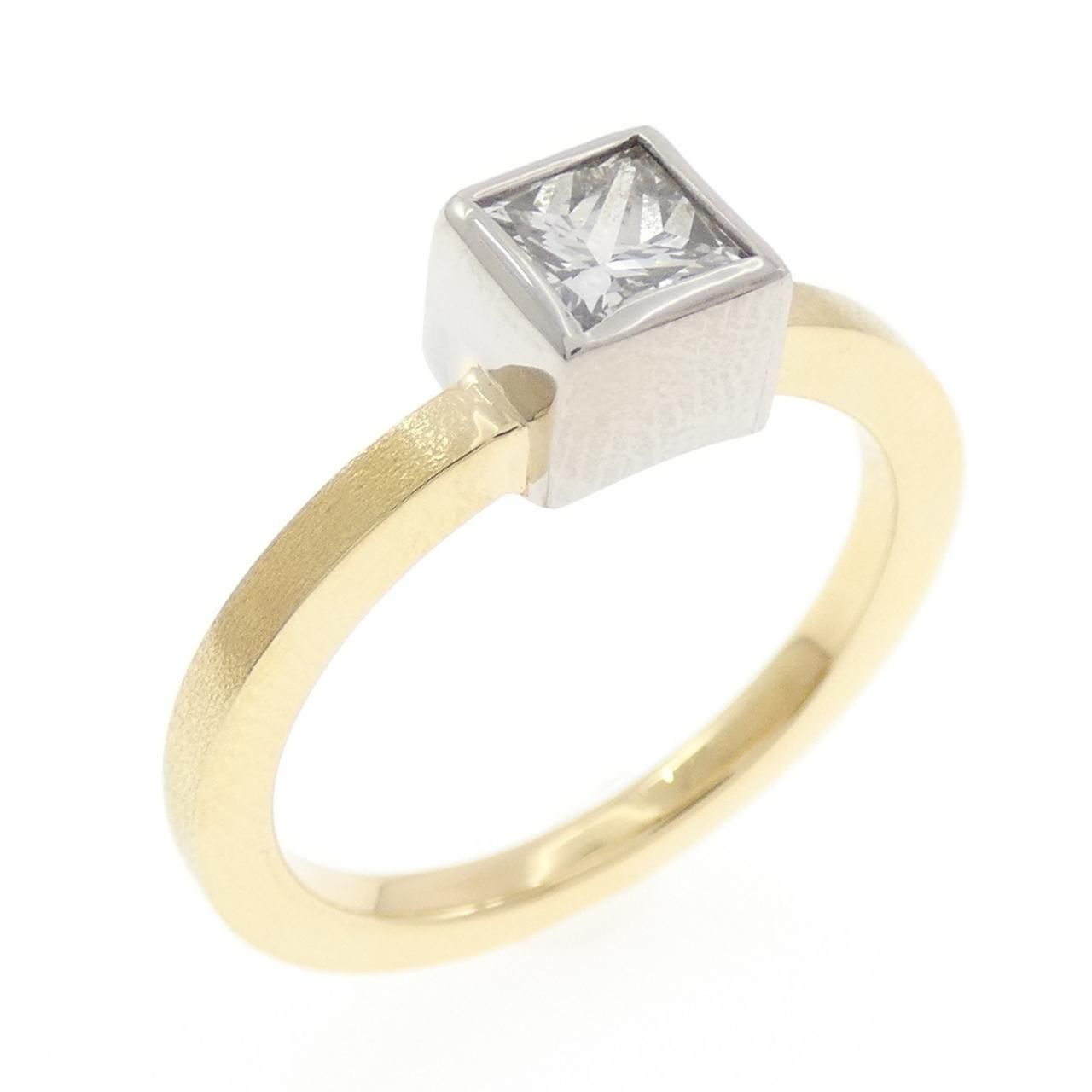 K18YG/K18WG ダイヤモンド リング 0.550CT