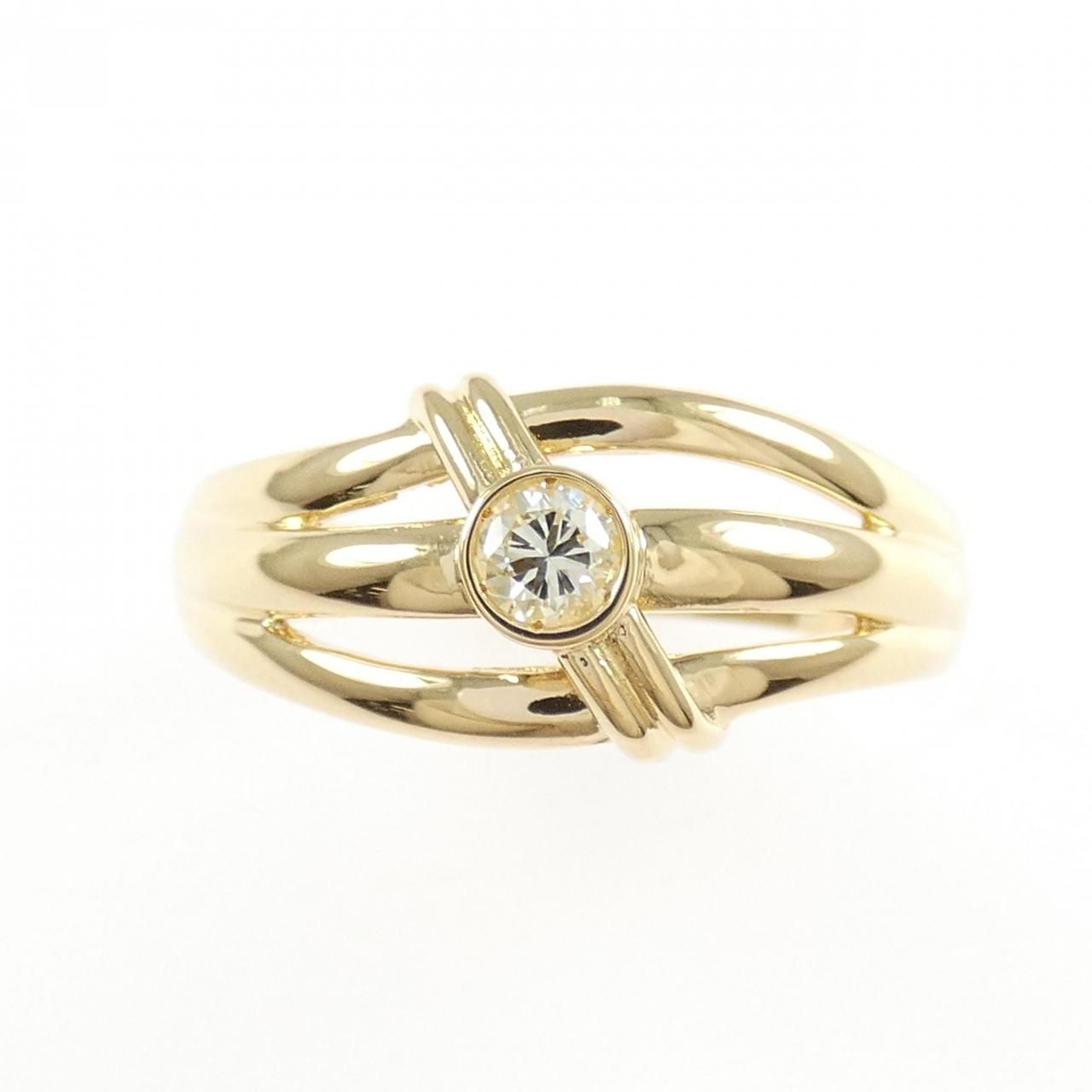 K18YG ダイヤモンド リング 0.11CT