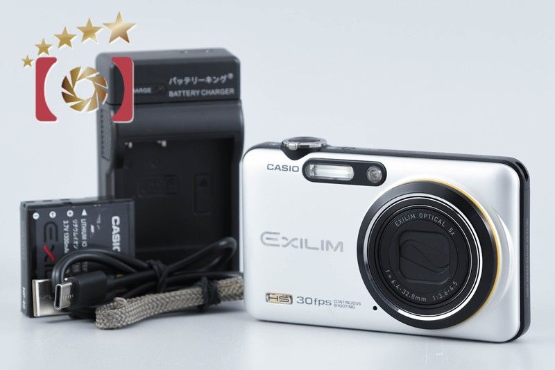 中古】Casio カシオ EXILIM EX-FC100 ホワイト コンパクトデジタル
