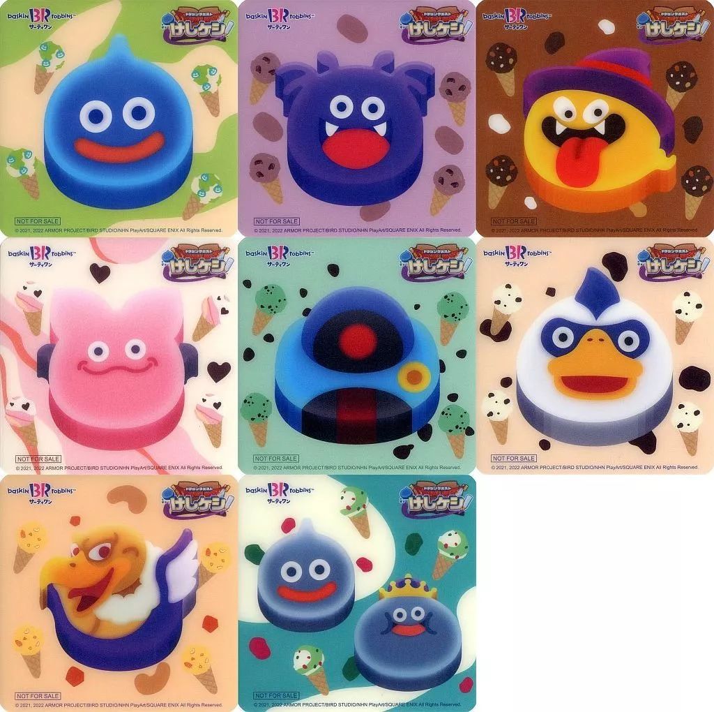 中古】コースター [単品] 集合 オリジナルコースター8枚セット