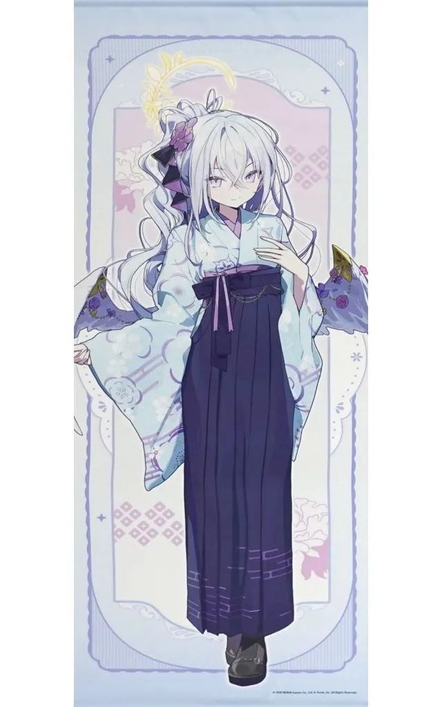 【中古】タペストリー 白洲アズサ 特大タペストリー 「ブルーアーカイブ ~冬空仰ぎ、笑顔ぬくぬく浅草さんぽ♪~」
