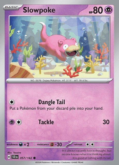 ポケカ ヤドン Slowpoke 【ノーマル】 英語版 海外版 057/142 - メルカリ