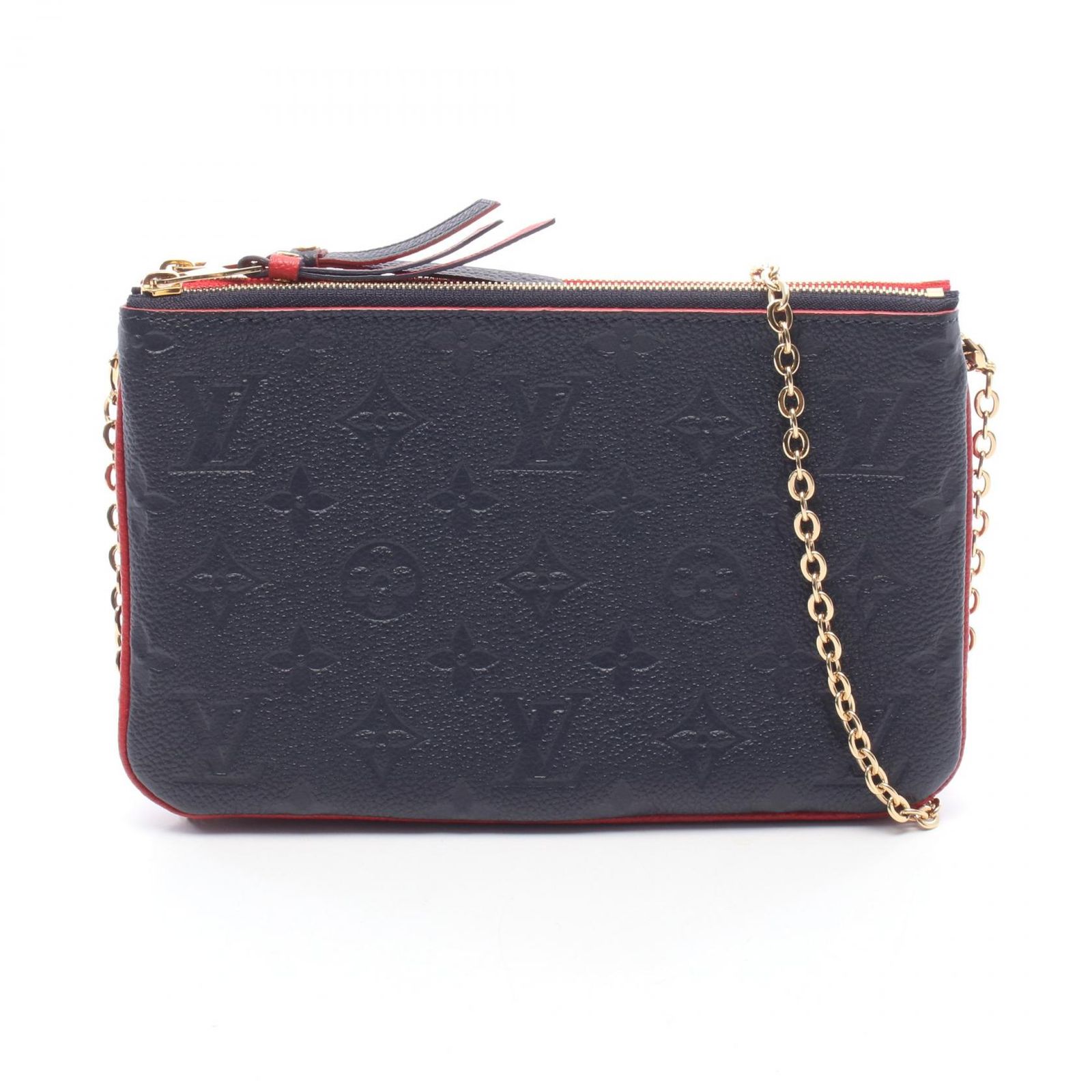 ルイ・ヴィトン LOUIS VUITTON ショルダーバッグ ポシェット ドゥーブル ジップ M63916 マリーヌルージュ レザー ポシェット・ドゥーブル ジップ レディース Used A 98,890円