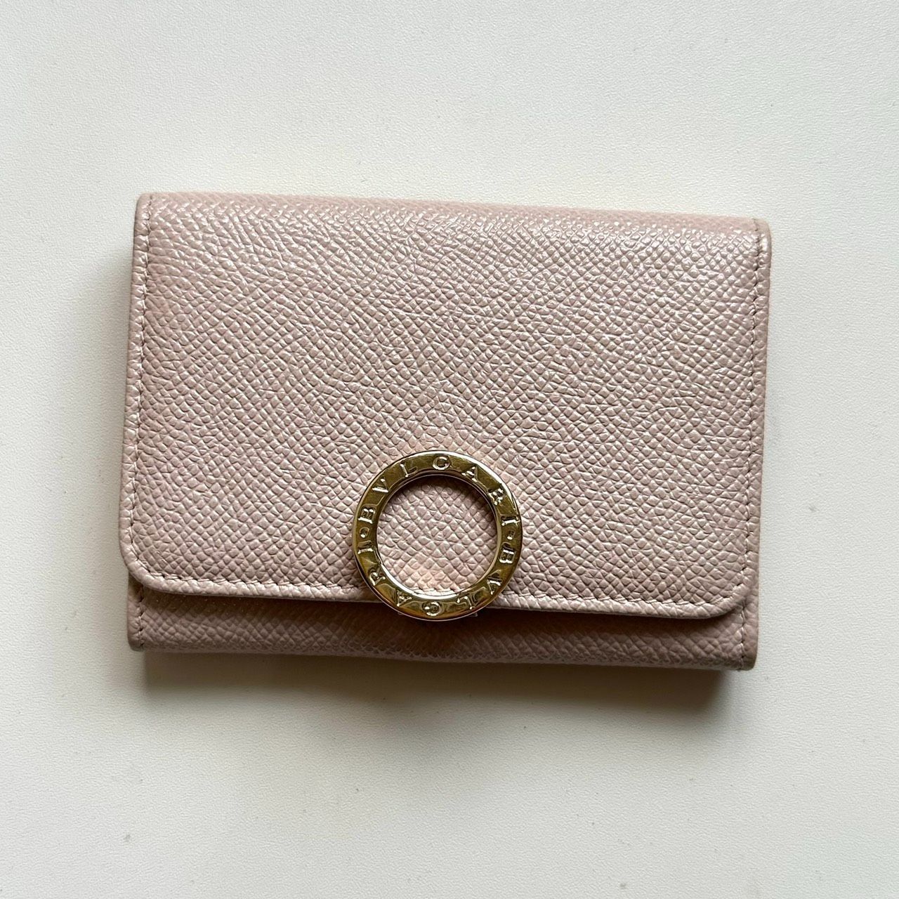 ブルガリ　BVLGARI 名刺入れ　カードケース　ピンク