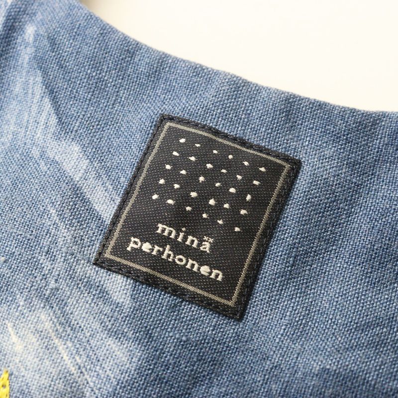 人気 ミナペルホネン mina perhonen atmosphere+bird egg bag 刺繍