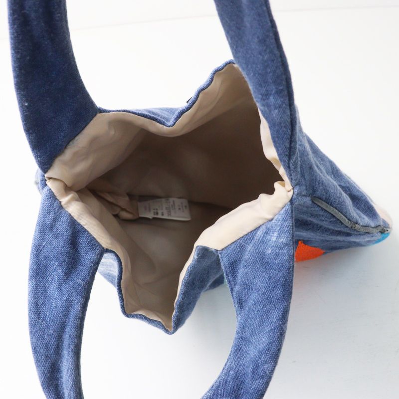 人気 ミナペルホネン mina perhonen atmosphere+bird egg bag 刺繍